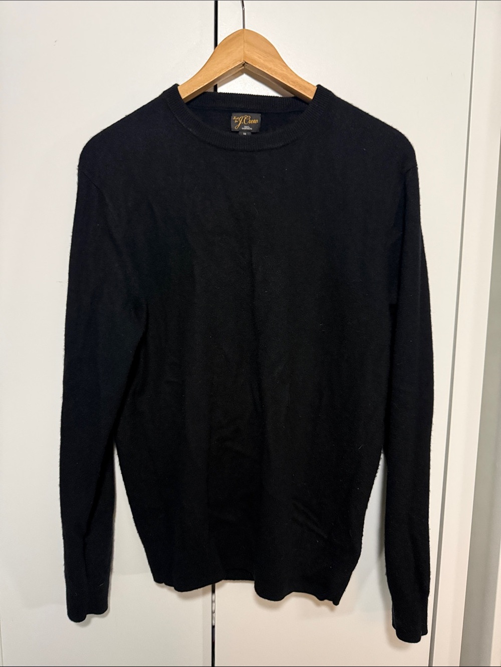 J. Crew Men’s Black Crewneck Sweater